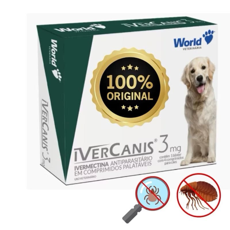 Remédio Contra Pulgas e Carrapatos Para Cachorros (7,5kg a 60kg) - ENVIO FULL