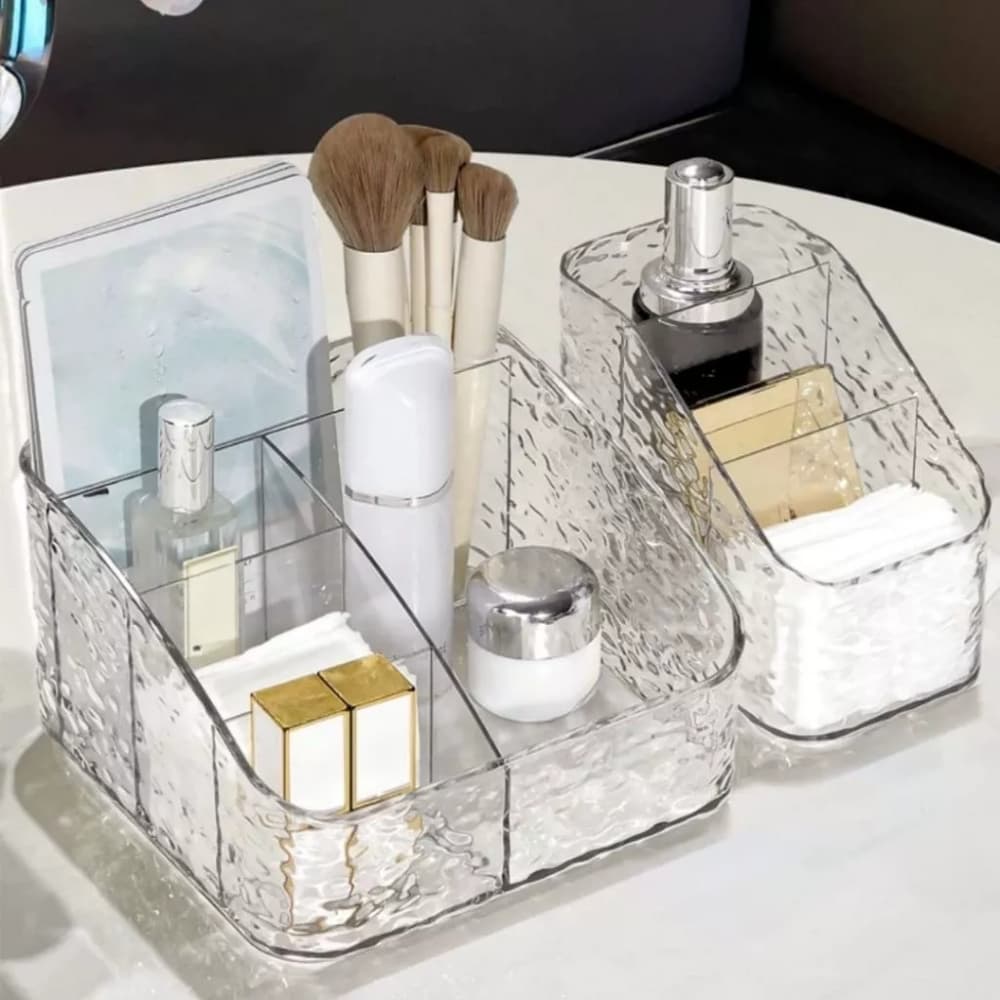 Porta Maquiagem Organizador Multiuso De Acrílico Transparente Batom Cosméticos Make