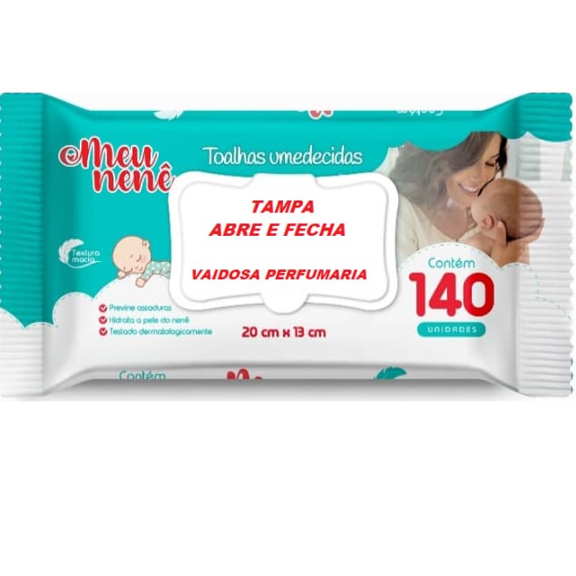 Toalhas Umedecidas Meu Nene c/140 Toalhinhas