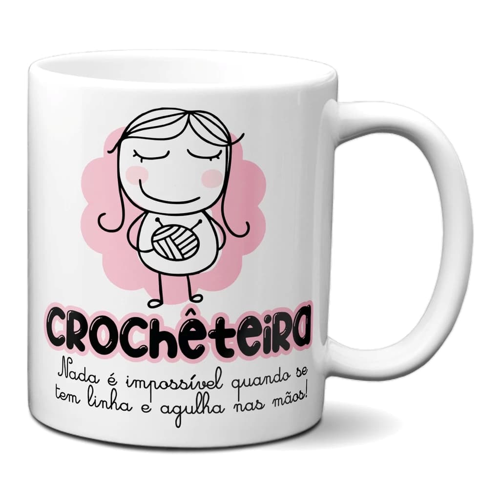 Caneca Personalizada Crochêteira