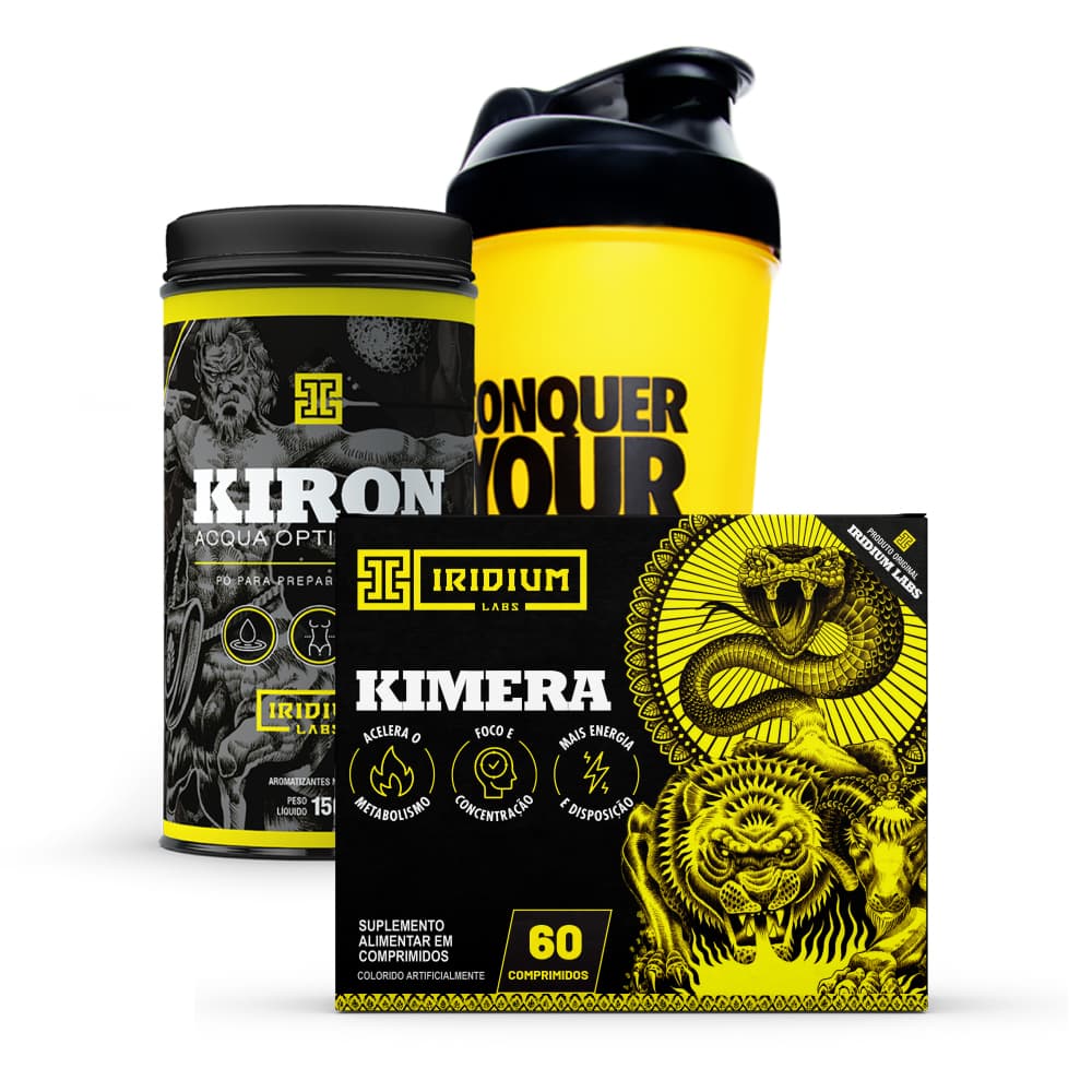 Kit Kimera Thermo  + Kiron Acqua Optimization + Coqueteleira Iridium Labs