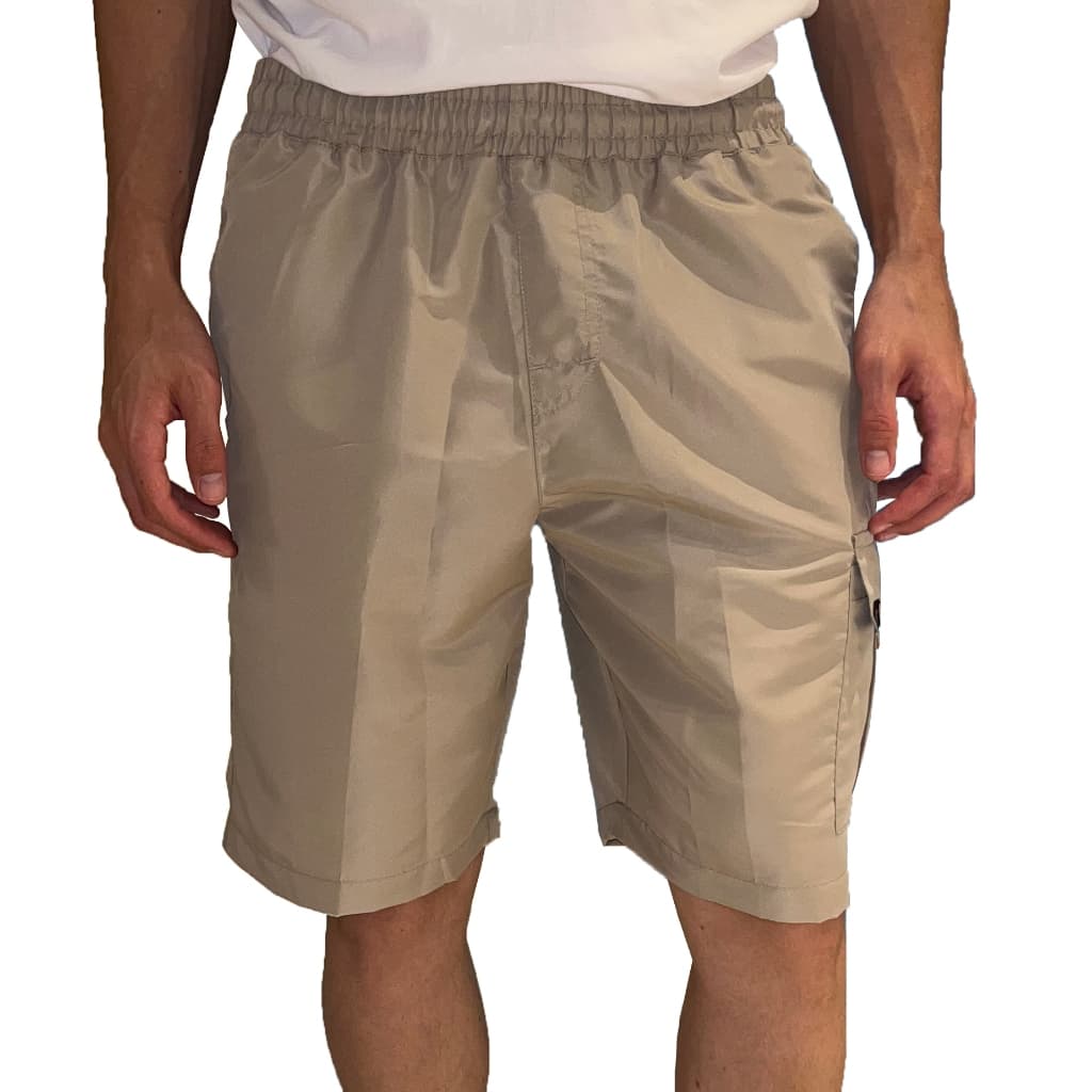 Bermuda Tactel Cargo Utilitária com Bolso Cargo Lateral e no Bolso Traseiro