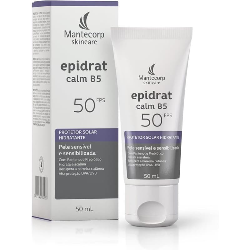 Protetor Solar Facial Hidratante Epidrat Calm B5 Fps 50 (50ml)