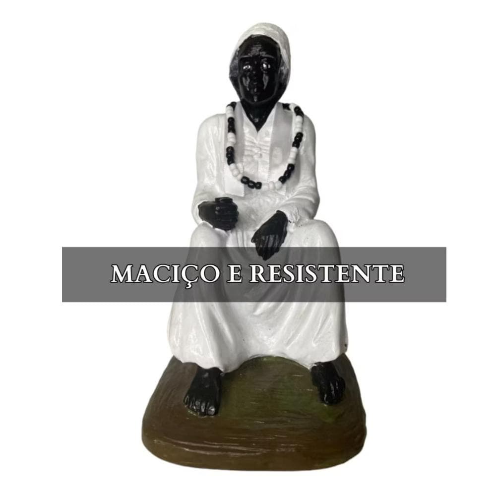Imagem Vovó Preta Velha Altar 20cm Vovó Maria Conga Cambinda