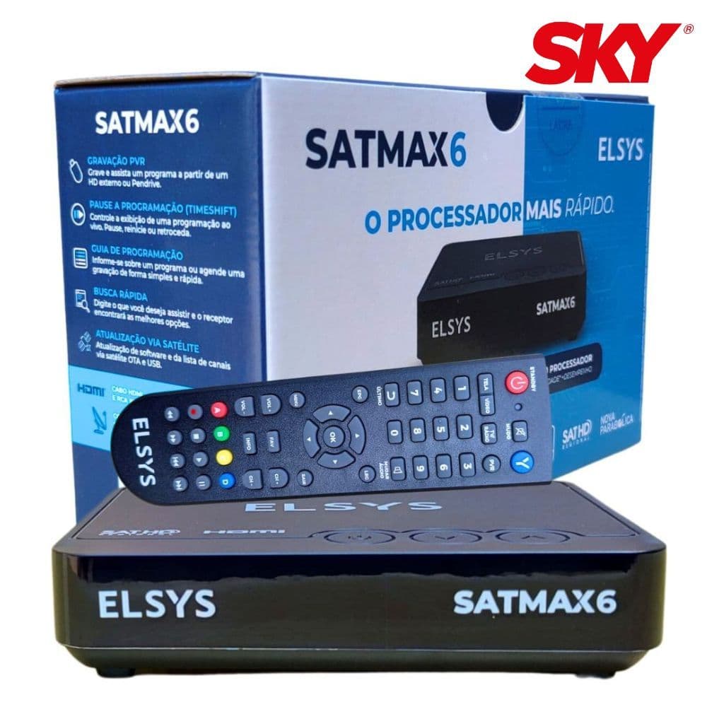 Receptor Satélite Ku Livre Para Usar Na Antena Da Sky.