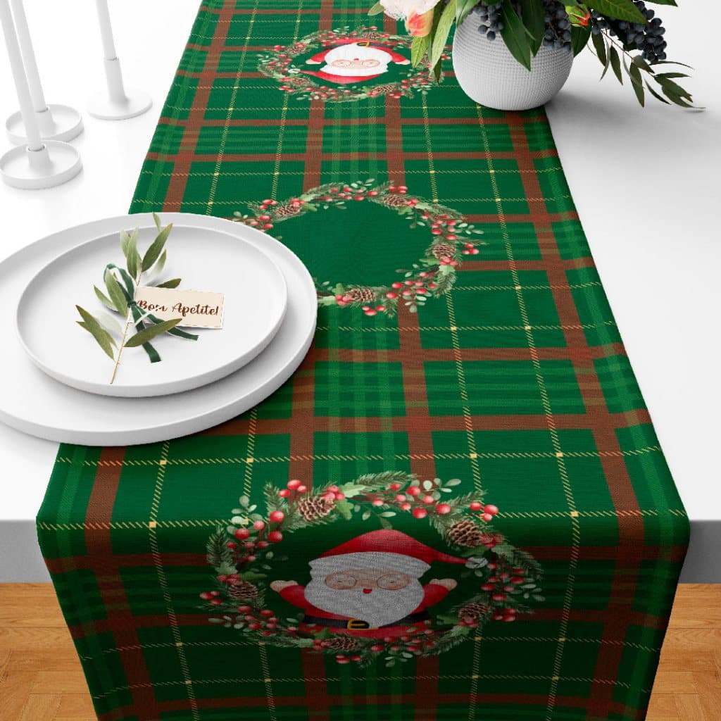 Trilho Caminho de Mesa Decoração de Natal Noel 110X35cm ENVIO RÁPIDO!