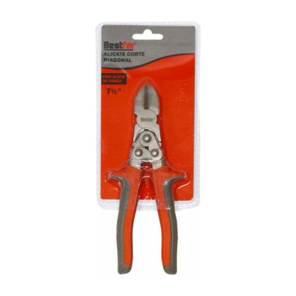 Alicate De Corte Diagonal 7 1/2 Com Alívio De Força Bestfer