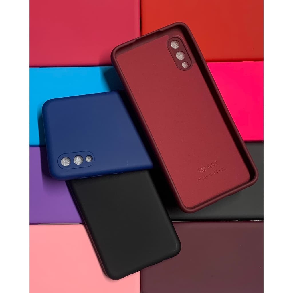Capa para Samsung Galaxy A02 / Capa + Pelicula 3D ou So 1 Capinha Aveludada Case