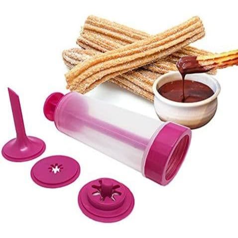 Maquina Manual De Fazer Churros Fácil Caseiro Simples Casa
