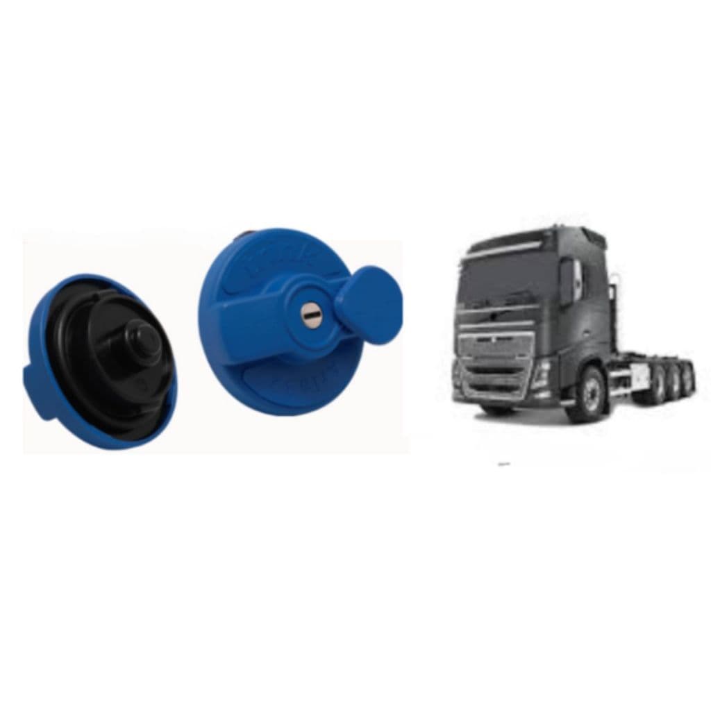 Tampa Arla/Uréia com Chave  Volvo Caminhões Euro 5 Cor:Azul