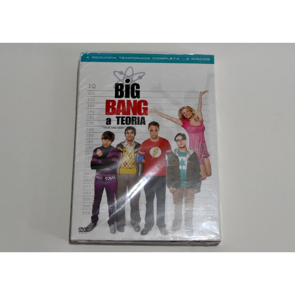 Big Bang a Teoria A Segunda Temporada Completa e Lacrado 4 discos DVD