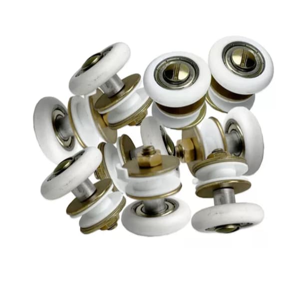 kit com 2 Roldanas Para Box Janela E Portas De Vidro Blindex