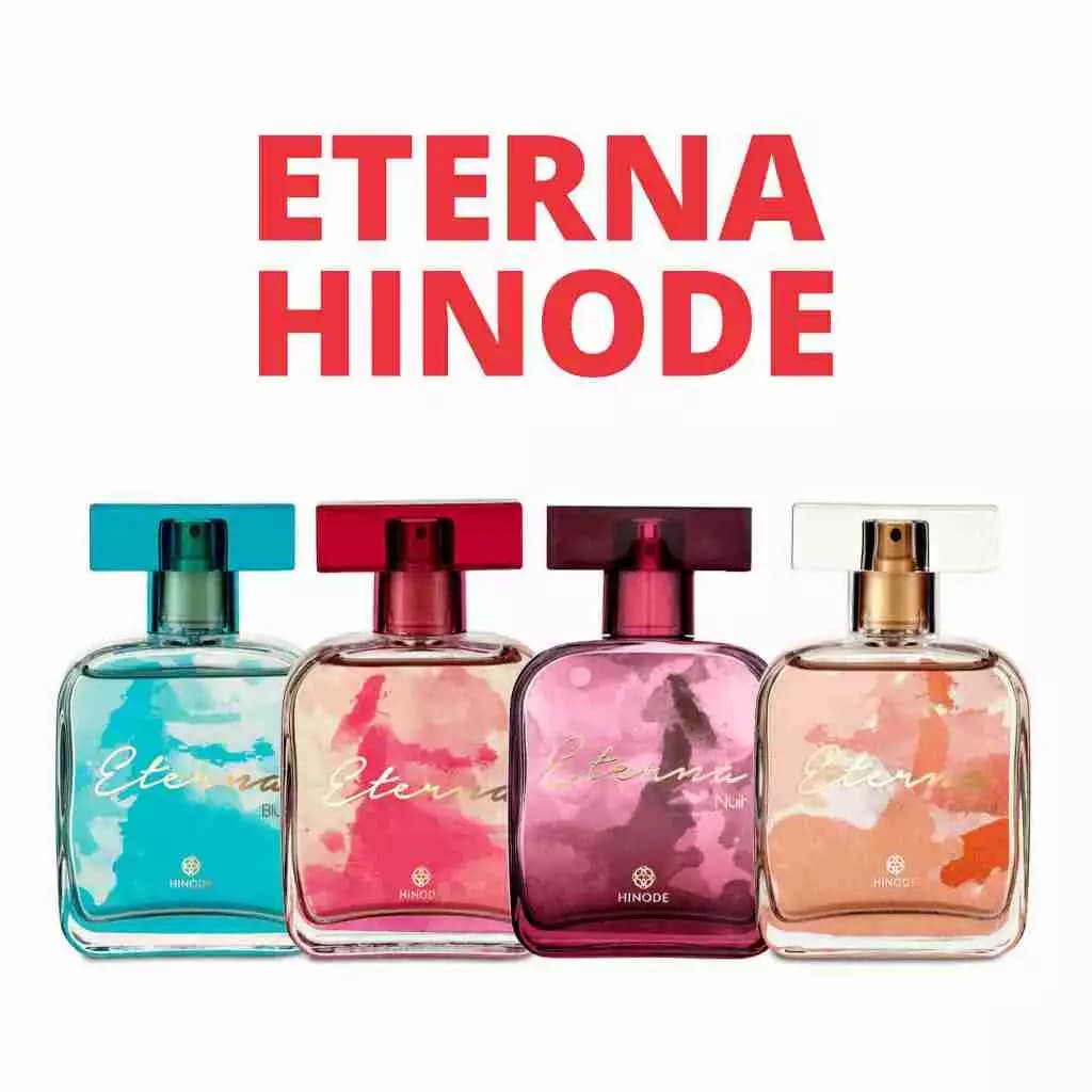 Perfume Eterna Feminino Hinode Niut Crystal Blue e Tradicional 100ml Oferta!!!