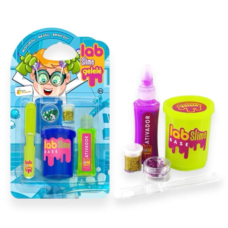 Laboratório de Slime Gelelé - Criar Slime Amoeba
