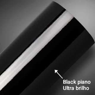 Adesivo Vinil Lavável Preto Brilho Black Piano Autocolante envelopamento  automóveis móveis vidros