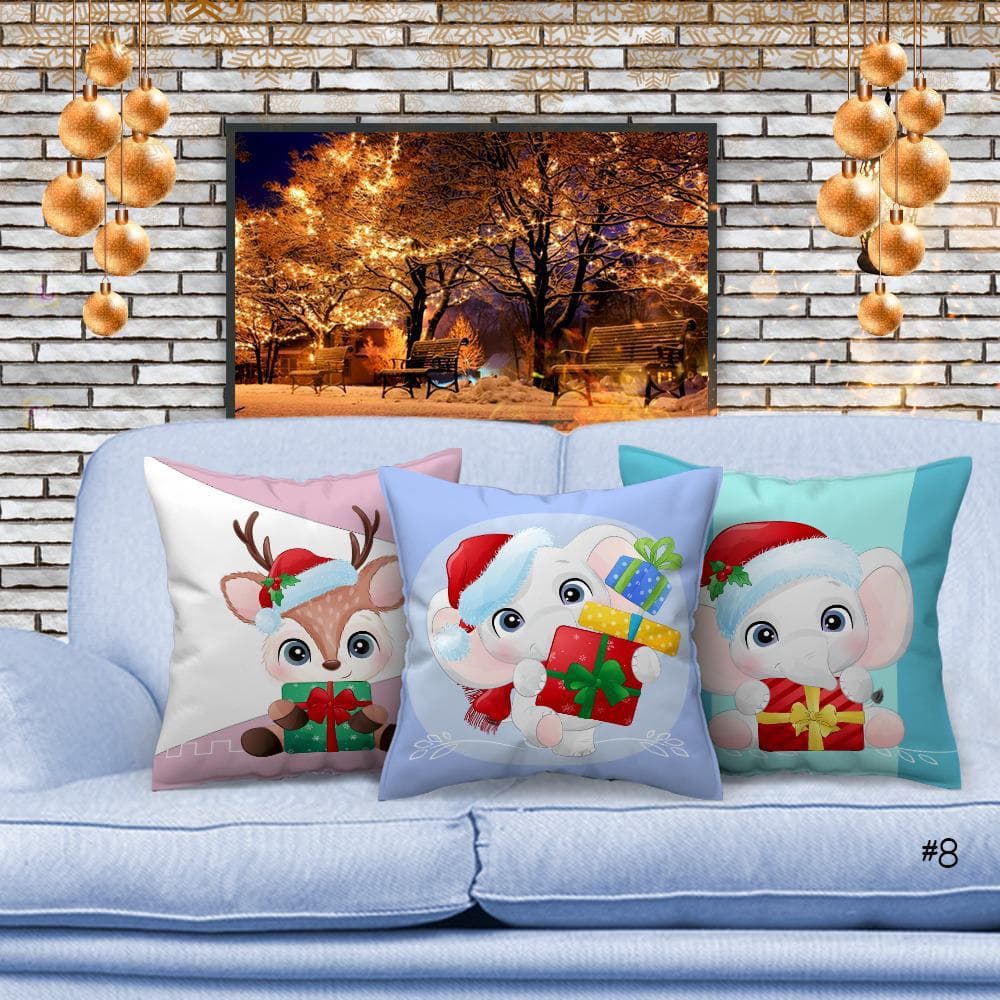 Kit 3 Capas Natalinas Personalizadas Decor Decoração