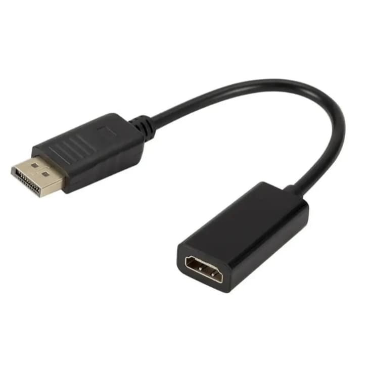 Cabo Adaptador Displayport HDMI Fêmea Preto