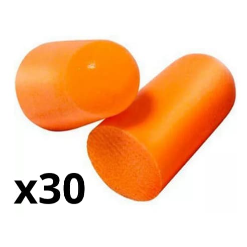 kit 30 Protetor Auricular1100 3M CA 5674 Plug Espuma 16db Abafador Auricular Proteçao Auditiva