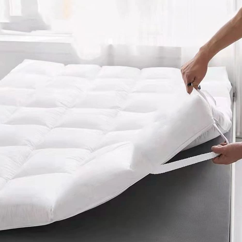 Pillow Top Solteirão Viúva Extra Macio 400 Fios Protetor de Colchão