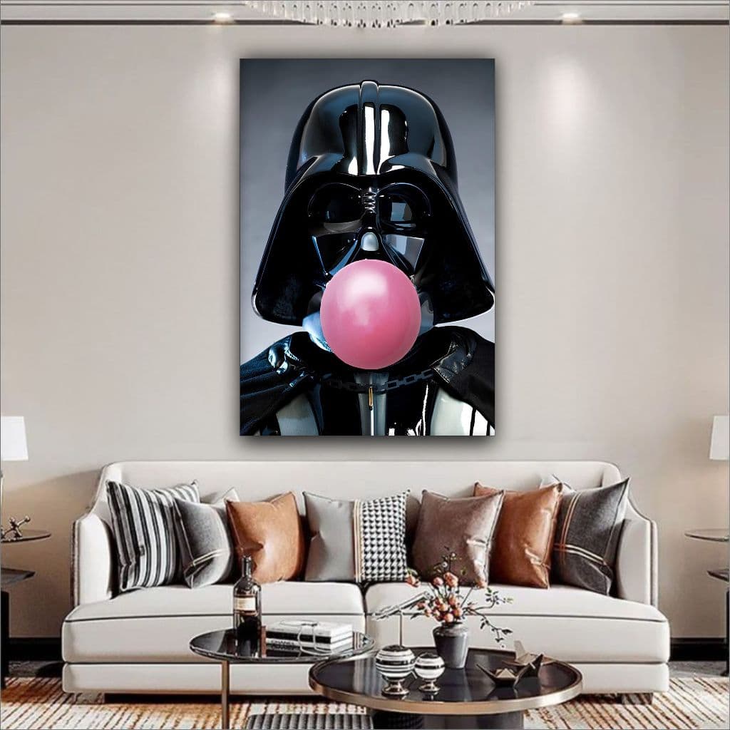 Quadro Decorativo Cinema Darth Vader Sala Quarto