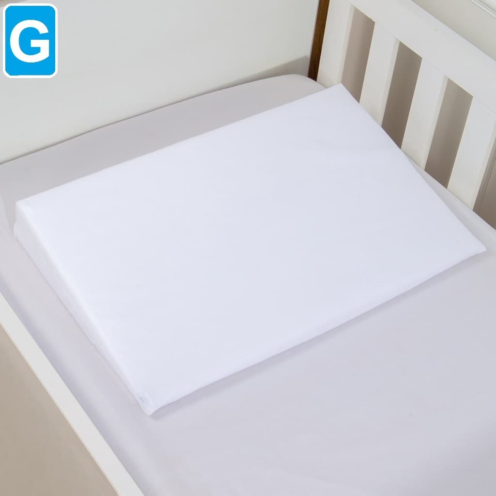 Travesseiro G Anti Refluxo Rampa Bebê para Berço Com Capa Lavável e Refil (espuma)