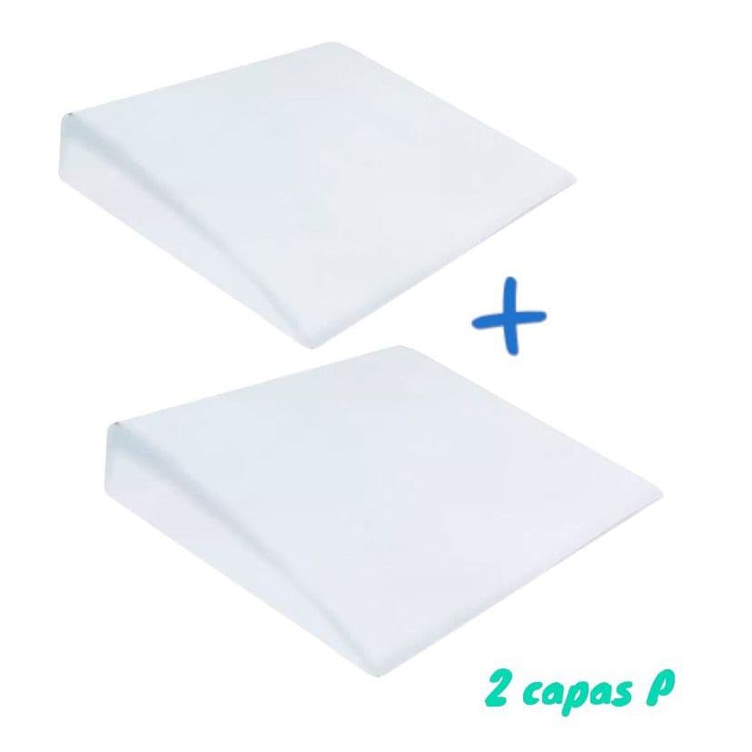 Kit com 2 Capa P Para Travesseiro Anti Refluxo Rampa Bebê para Berço Mini Berço, Não Acompanha o Refil (espuma)