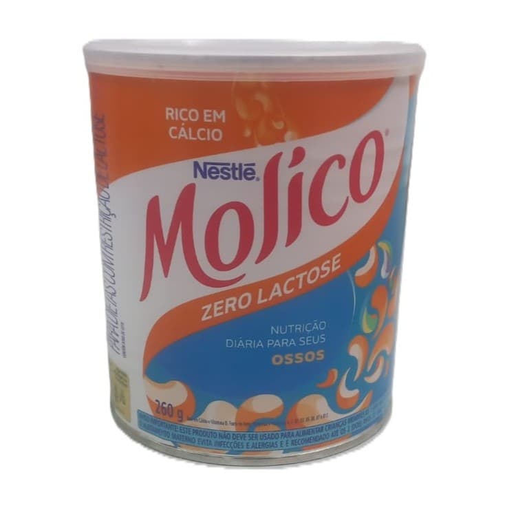 Molico Zero Lactose Composto Lácteo Nutrição Diária Para Seus Ossos 260g Nestlé