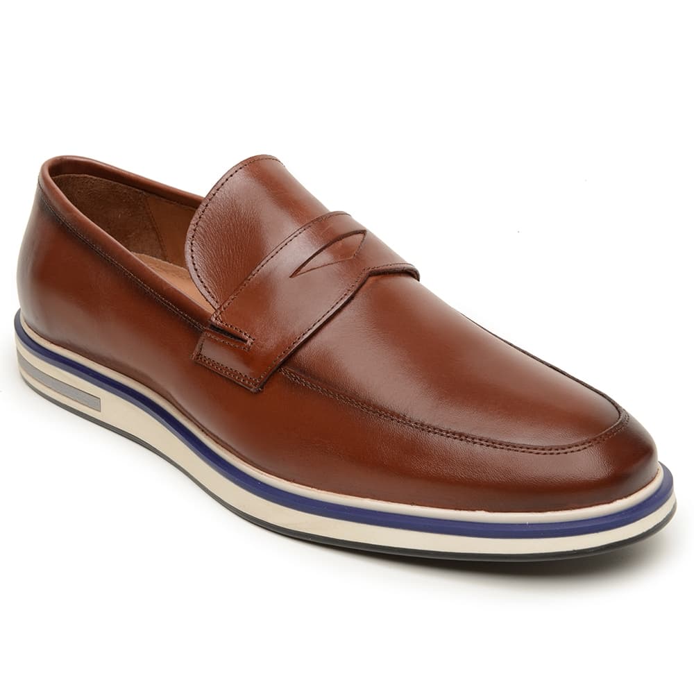 Sapato Oxford Masculino Casual Couro Legitimo Mocassim Social Solado Micro Confortável