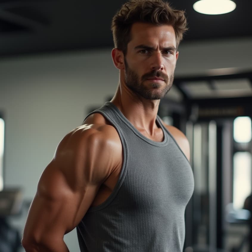 Regata Masculina Academia Modelo Americano Canelada Treino Fitness Slim Crossfit Verão Praia Fitness