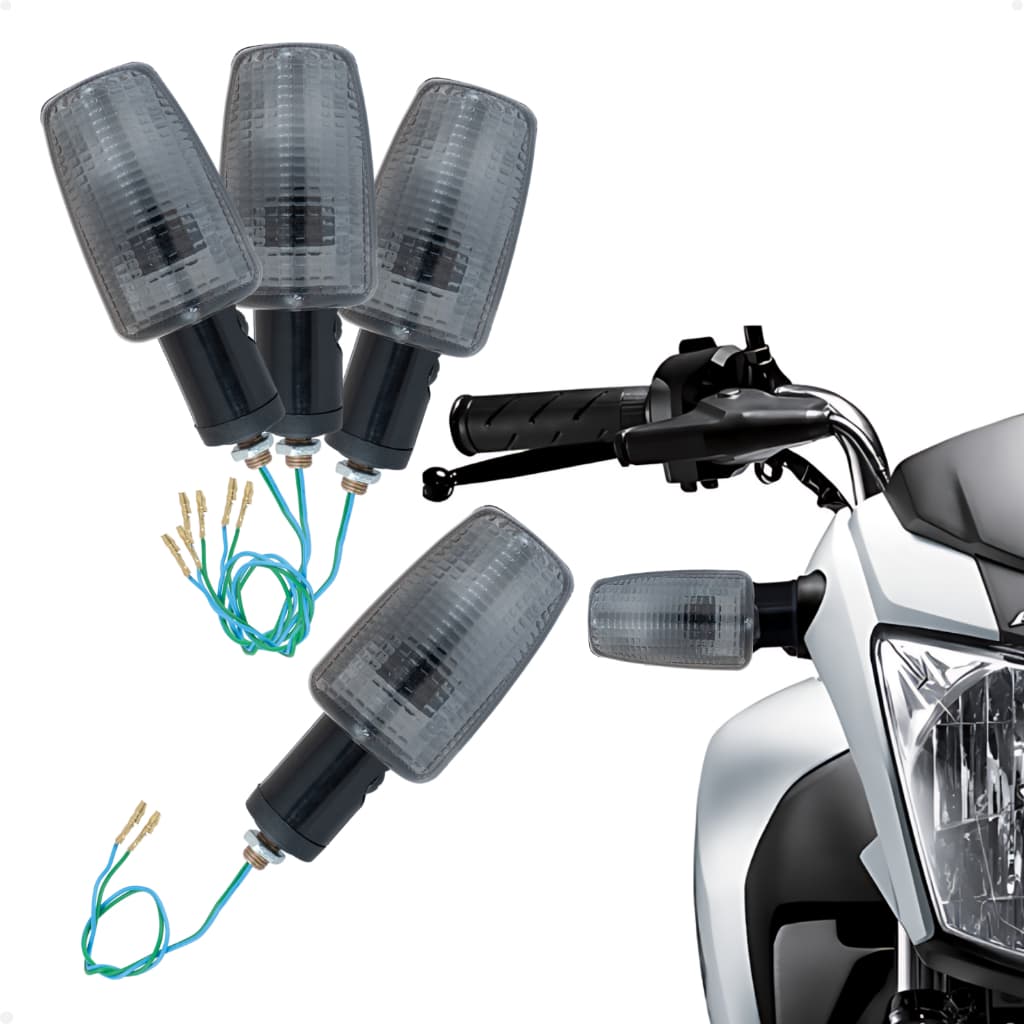 4 Pisca Seta Cg Titan 150 Fume Xre 2004 2005 2006 2007 2008