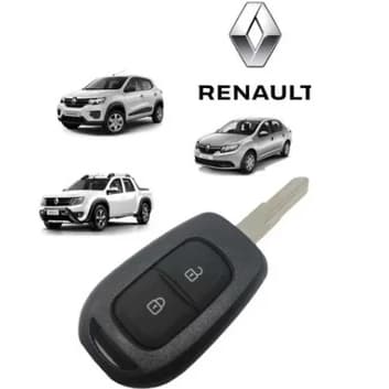 Capa Controle Chave Renault Sandero Logan Duster Oroch Kwid - 2Botões