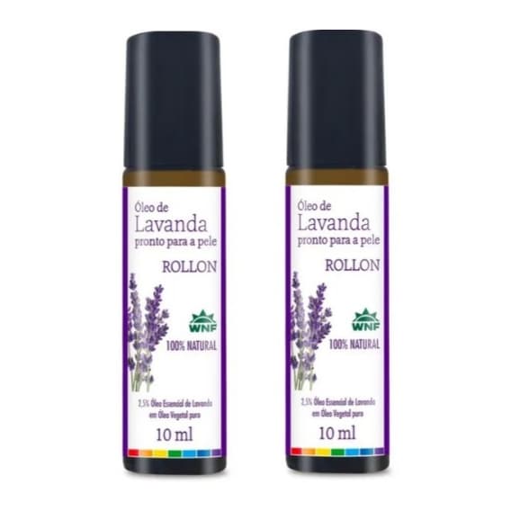 Kit Roll-on Óleo De Lavanda Pronto Para Pele WNF 10ml 2uni