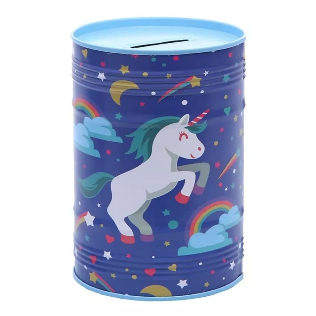 Cofrinho P/ Moedas Metal Cofre Flamingo