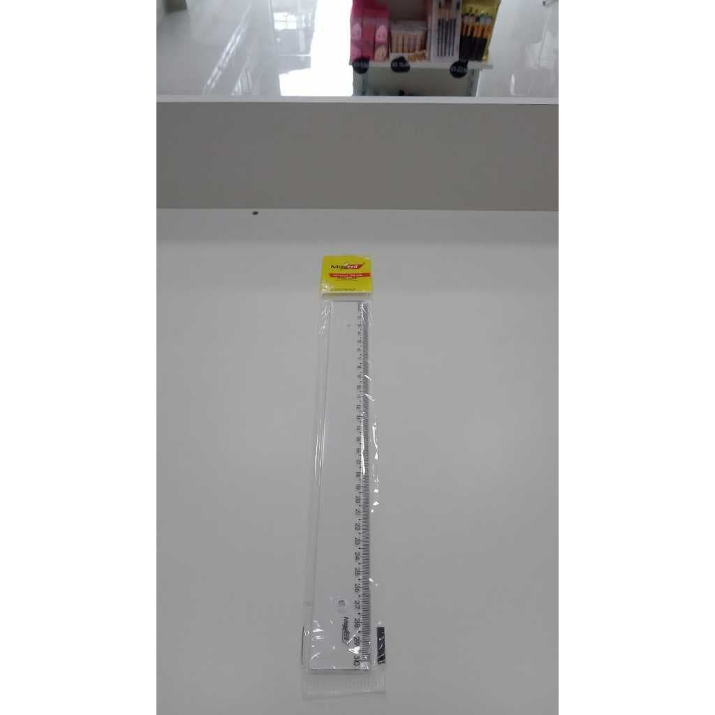 Régua de Acrílico 30cm Transparente