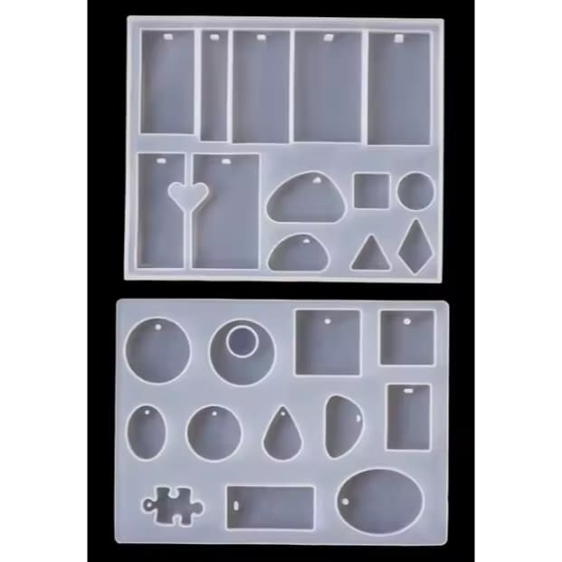 Molde Silicone para Pingentes e Chaveiros / Molde para Resina Epóxi