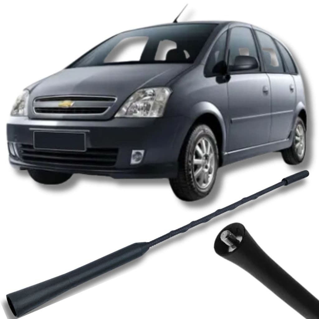 Haste Antena Teto Espiral Rosca m5 m6 GM Meriva 2002 Até 2012