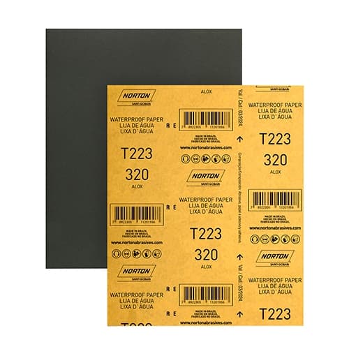 Lixa D Água Norton Grão 320 Pct C/ 50 Folhas