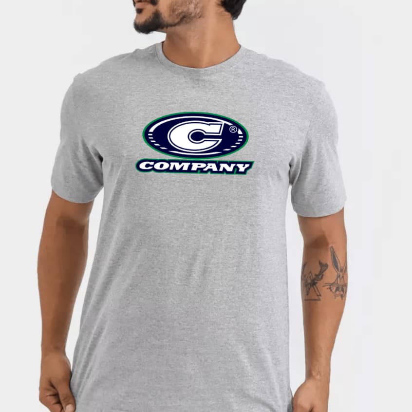 Camisa Company Casual Retrô Anos 80/90 Camiseta Masculina Promoção Verão Conforto 100% Algodão