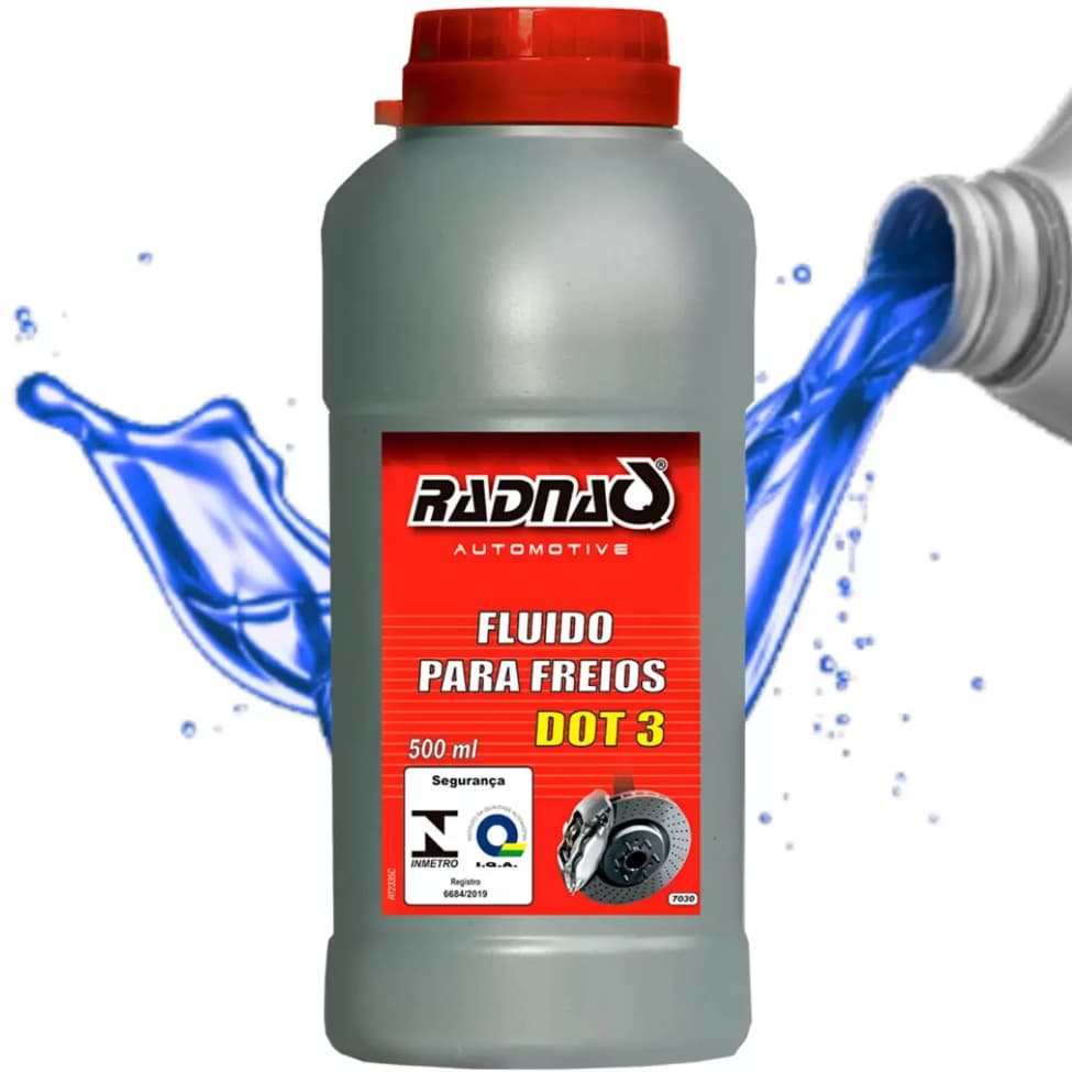 Fluido para Freios DOT3 500ml - Radnaq