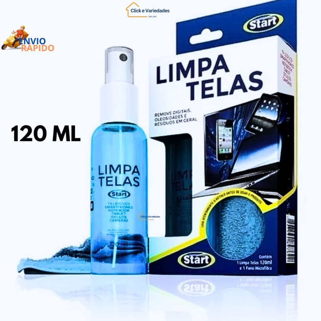 LIMPA TELAS, LIMPA - TELAS TVs, Notebooks, Celular e Tablets