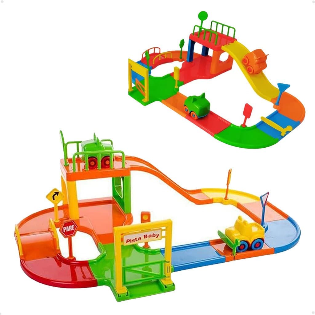 Pista de corrida carrinho brinquedo infantil educativo bebe