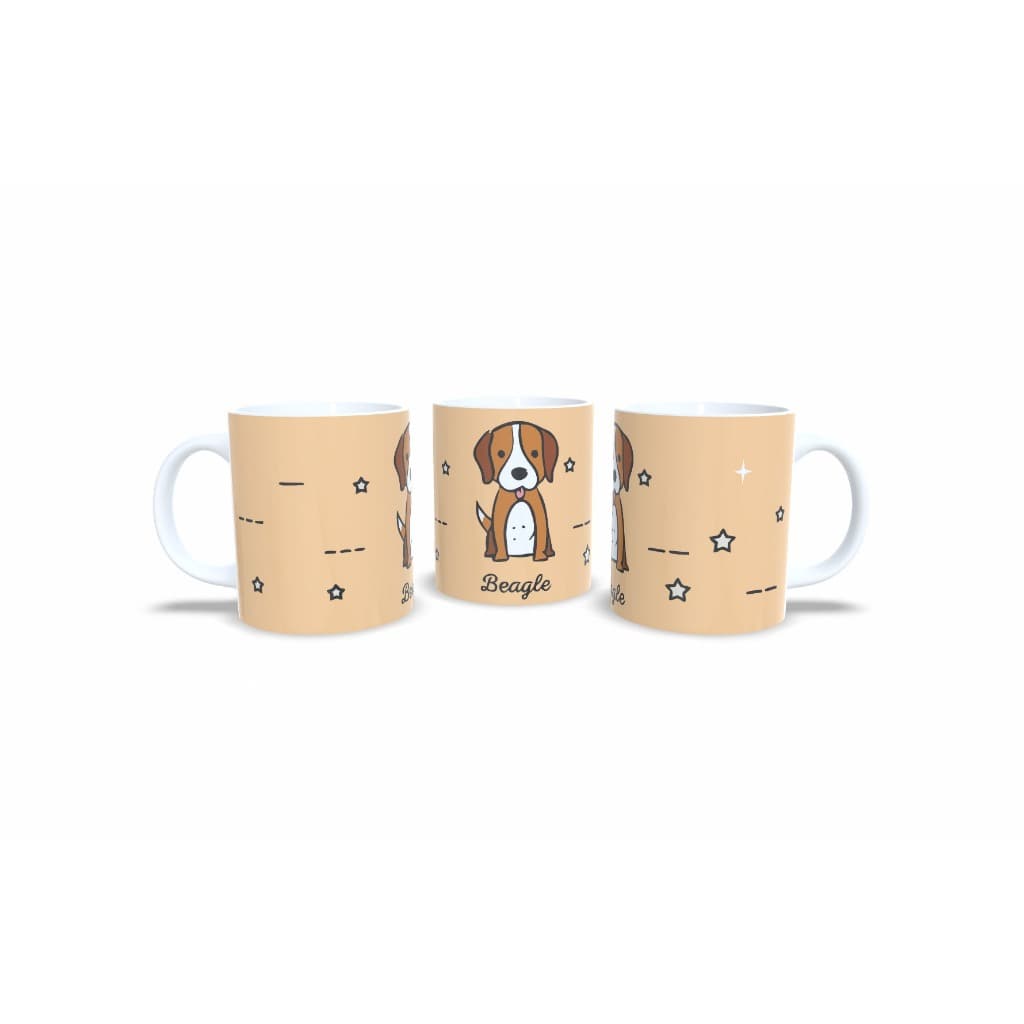 Caneca Personalizada Raça Beagle Pet Dog Cãozinho Cachorro Presente Aniversario Festa Full HD 968