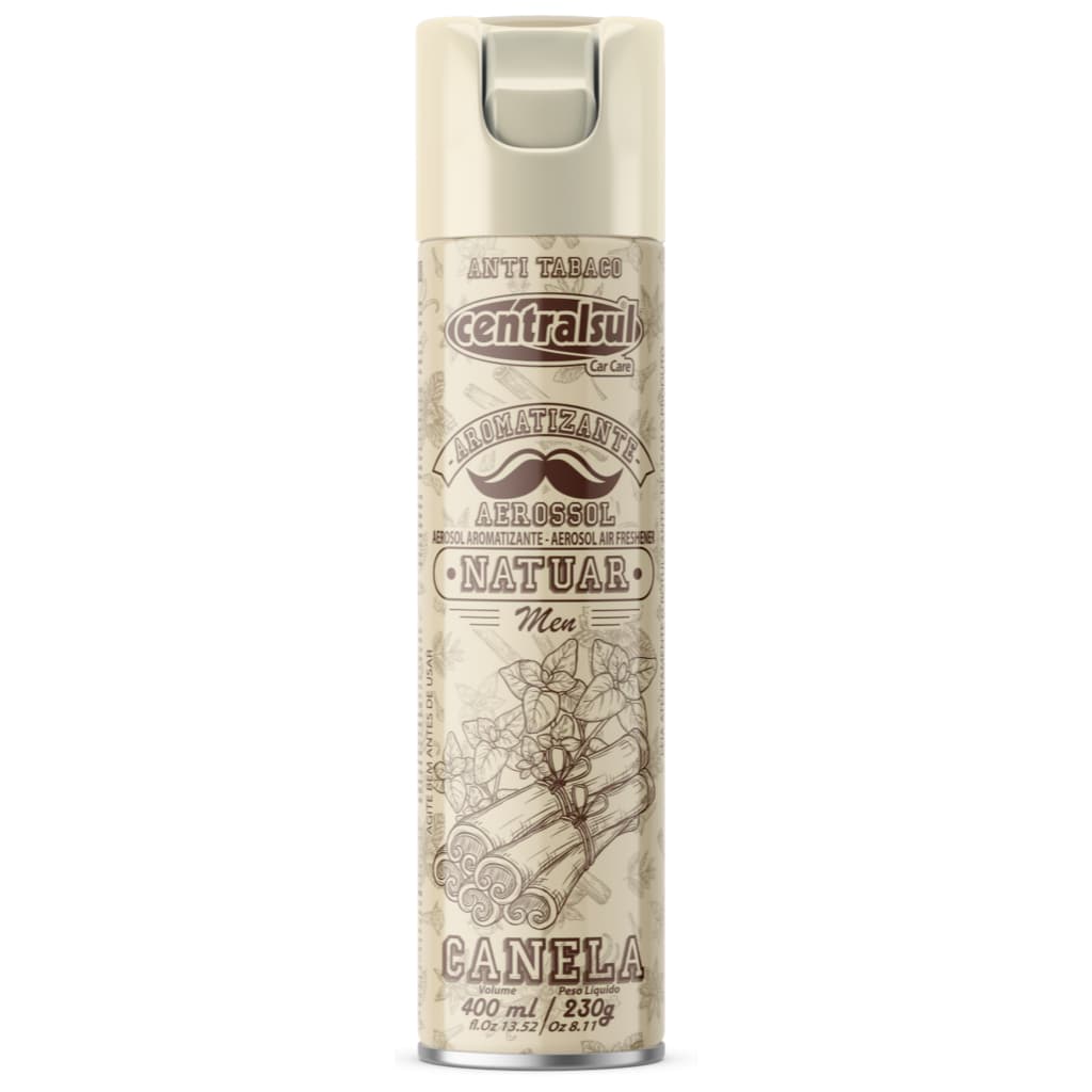 Centralsul Aromatizante Natuar Canela Anti Tabaco 400ml Spray Perfume