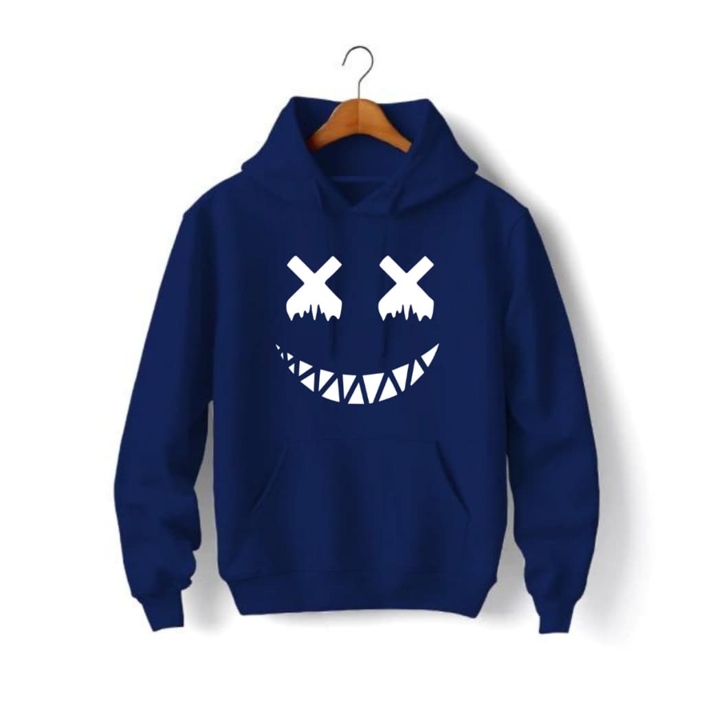 Moletom Canguru Unisex Estampado Smile 100% Algodão