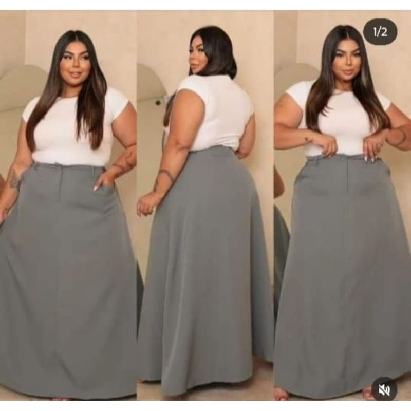 saia alfaiataria plus zaize veste super bem confortável e estilosa!