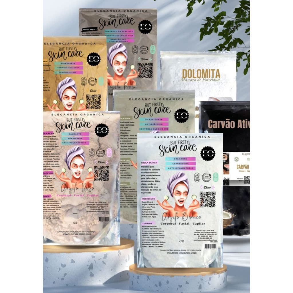 Kit Skin care Power Natural  Tratamento Para Todos Os Tipos De Pele