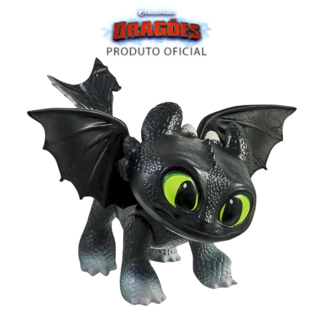 Brinquedo Infantil Boneco Filme Como Treinar o Seu Dragão Filhote Dragãozinho Baby Eclipse Dusk Dawn