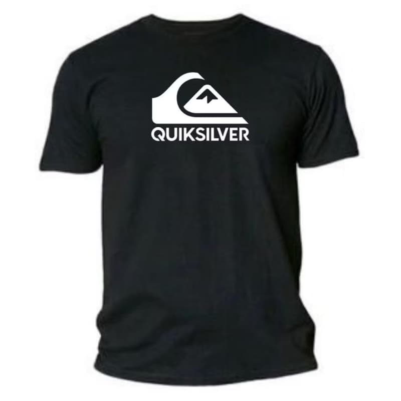 Camiseta Casual Quiksilver Premium em algodão 30.1 fios