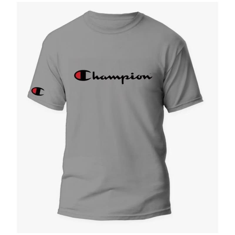 Camiseta Champ Premium estampado manga e peito confeccionado em algodão