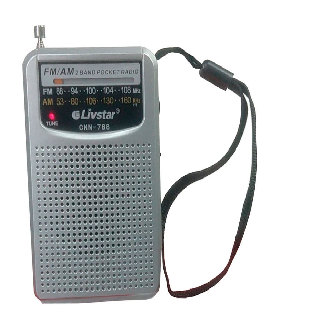 Radio Portatil  Am Fm Livstar  cnn-788 com saida para fone de ouvido
